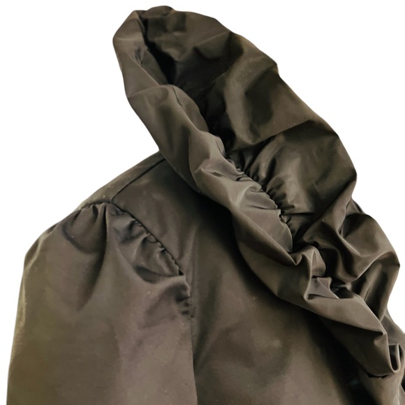 Blanc Noir Trench Coat Size Medium Fabric is cotton nylon spandex blend - Picture 11 of 16